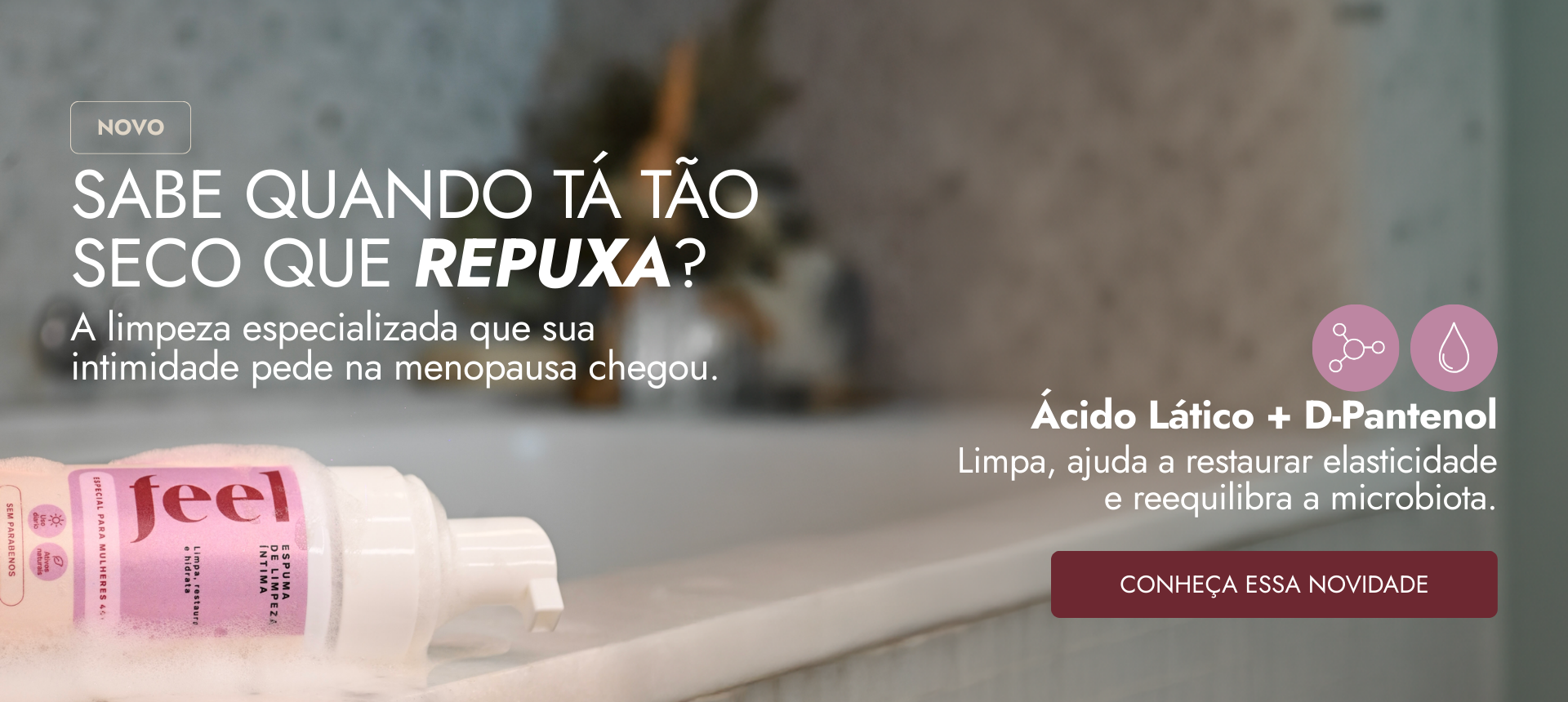 Lançamento: Espuma de Limpeza Íntima