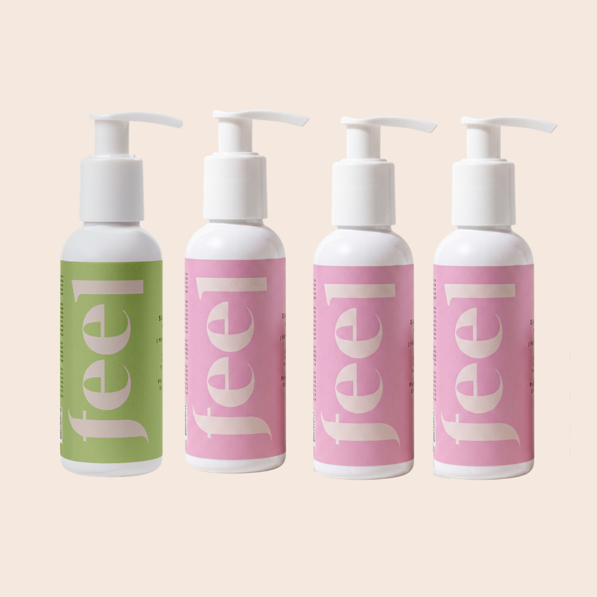Quarteto Misto Sabonete Íntimo (1 Fresh + 3 Sem Perfume)