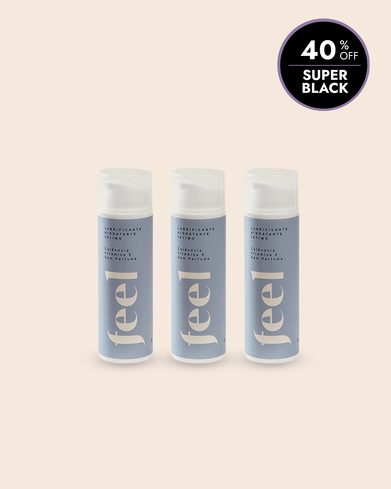 Trio Lubrificante Hidratante Íntimo