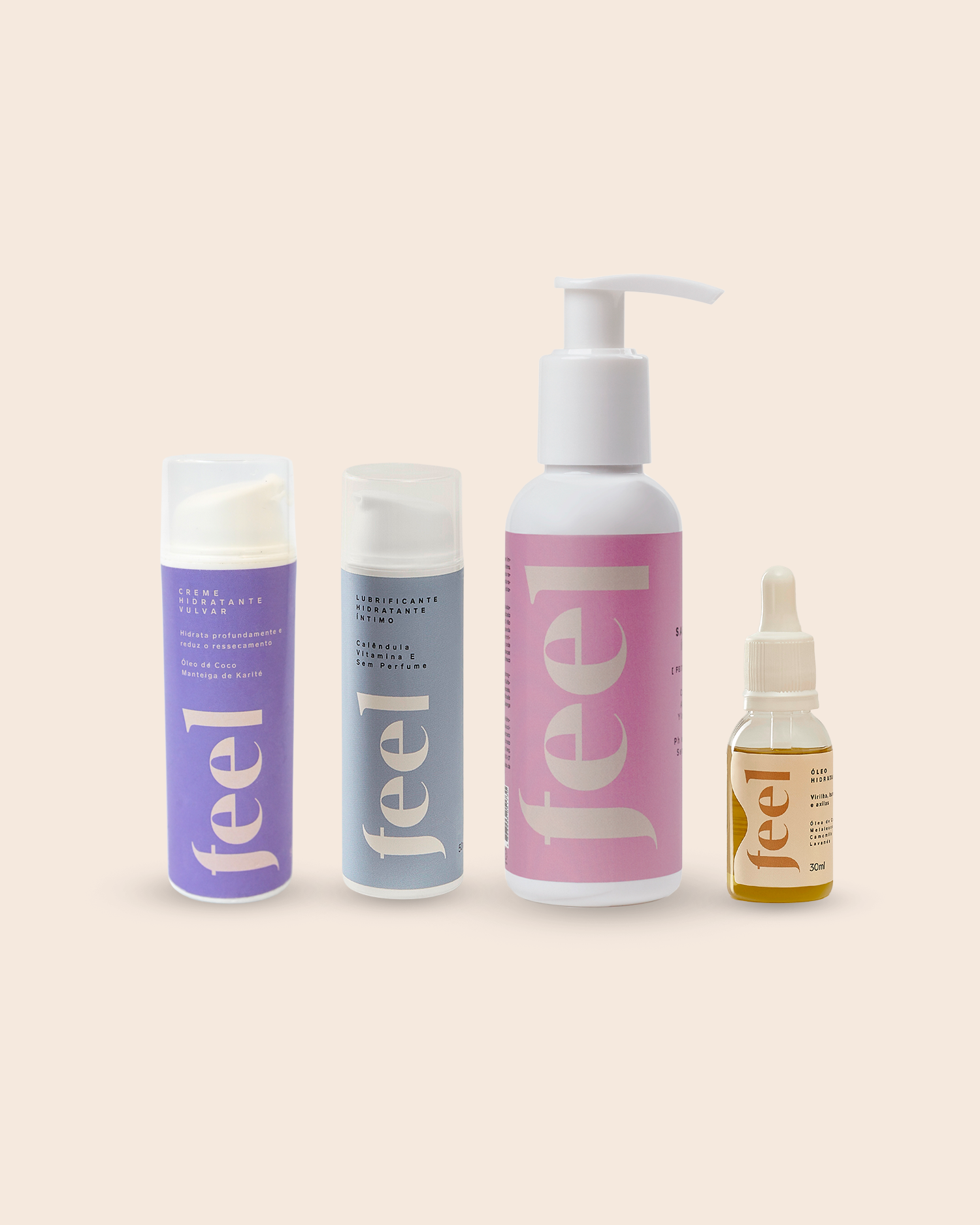 Kit Limpa, Acalma, Hidrata e Lubrifica