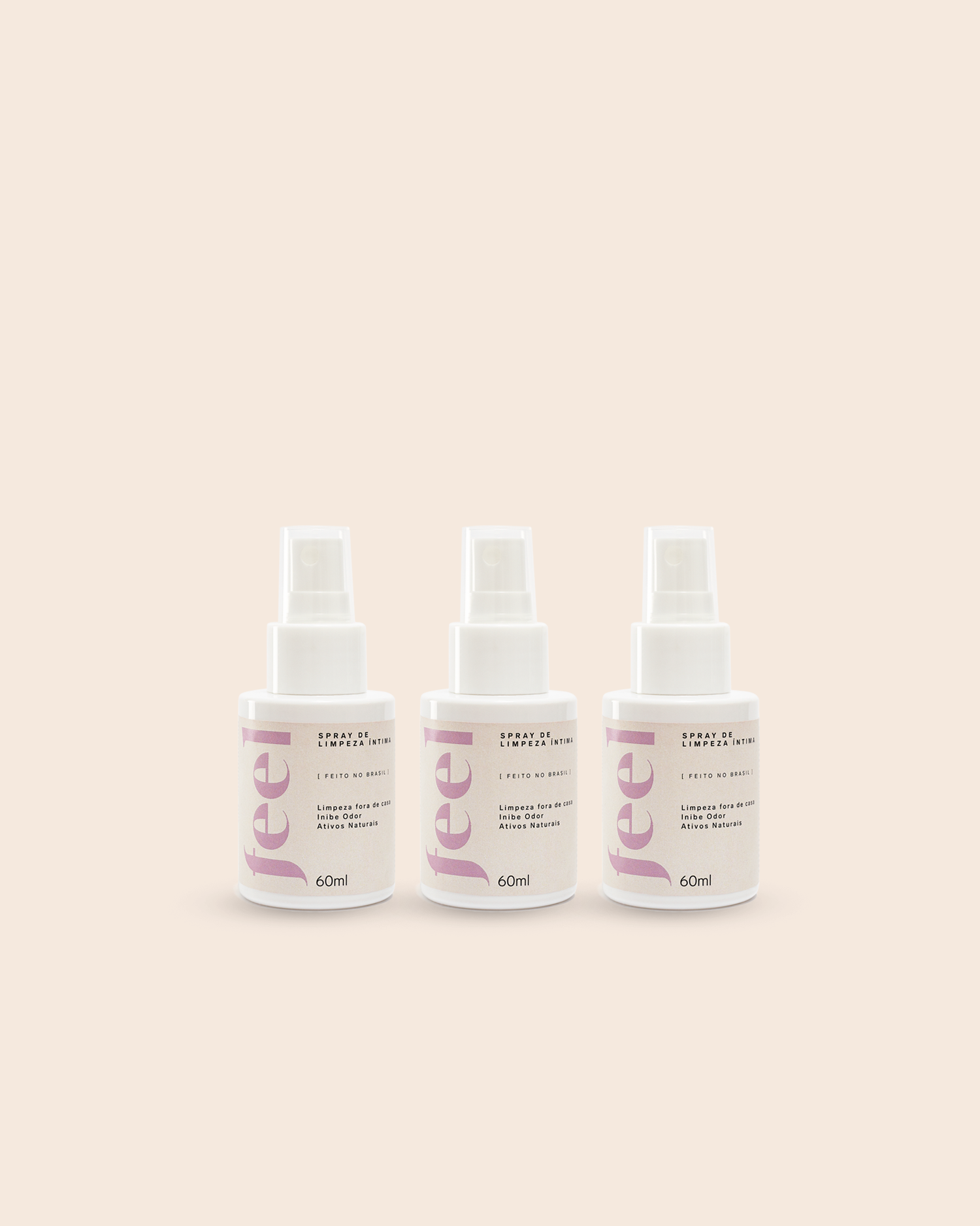 Trio Spray de Limpeza Íntima